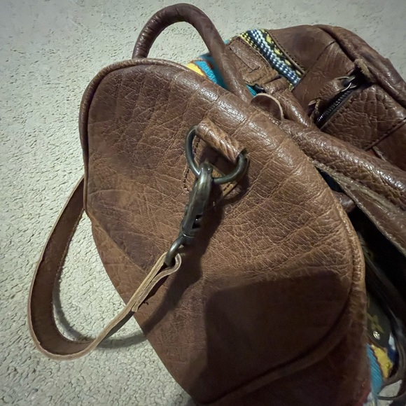 Upcycled American Darling Aztec duffel bag - Picture 3 of 11